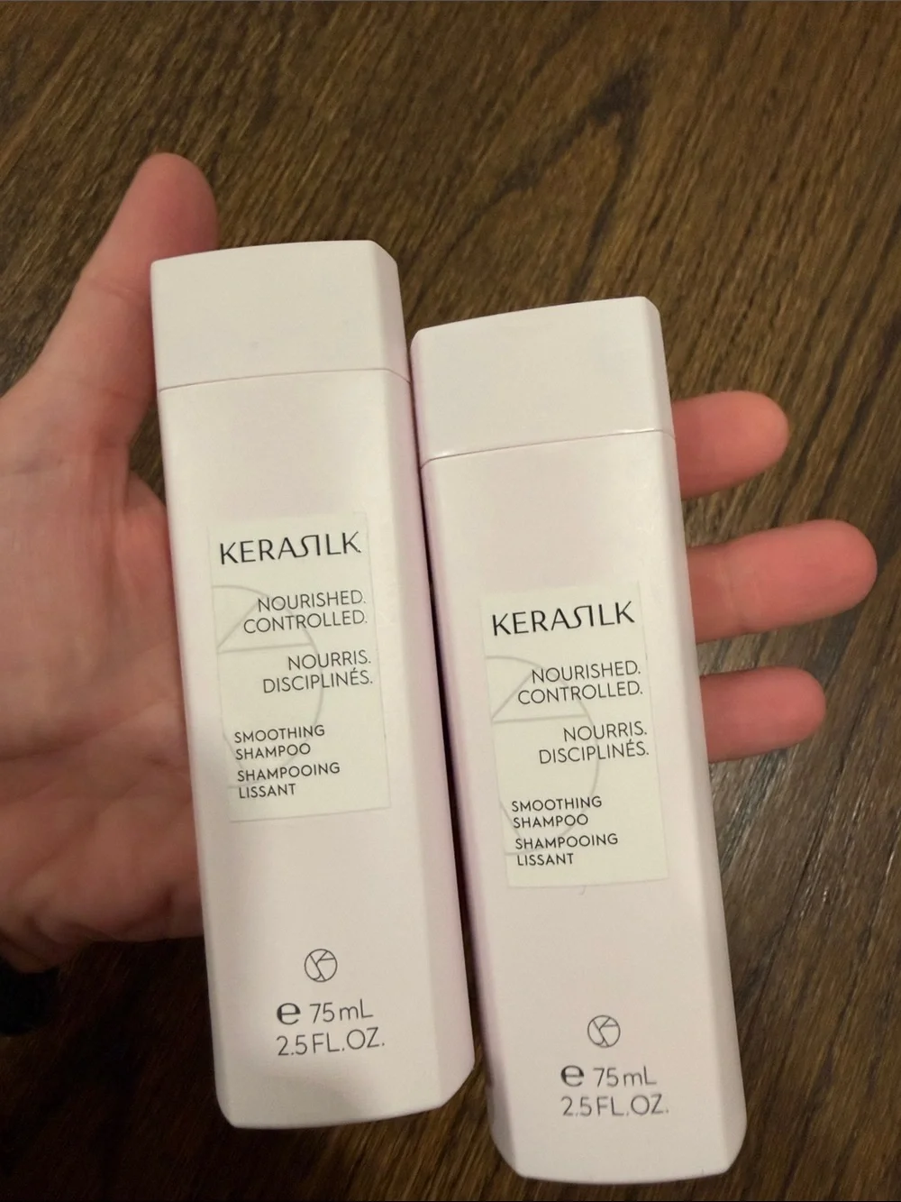 Kerasilk Nourishing Smoothing Shampoo- 2 travel bottles